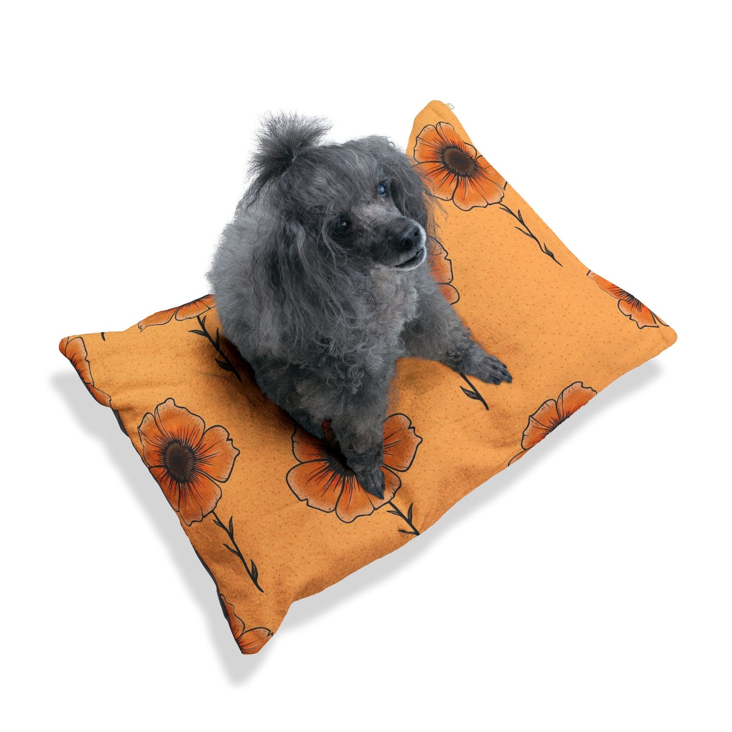 Warm Floral Pet Bed for Cozy Days, Dog Bed, Cat Bed, Housewarming Gift, Decorative Pet Decor, Pet Comfort, Spring Vibes