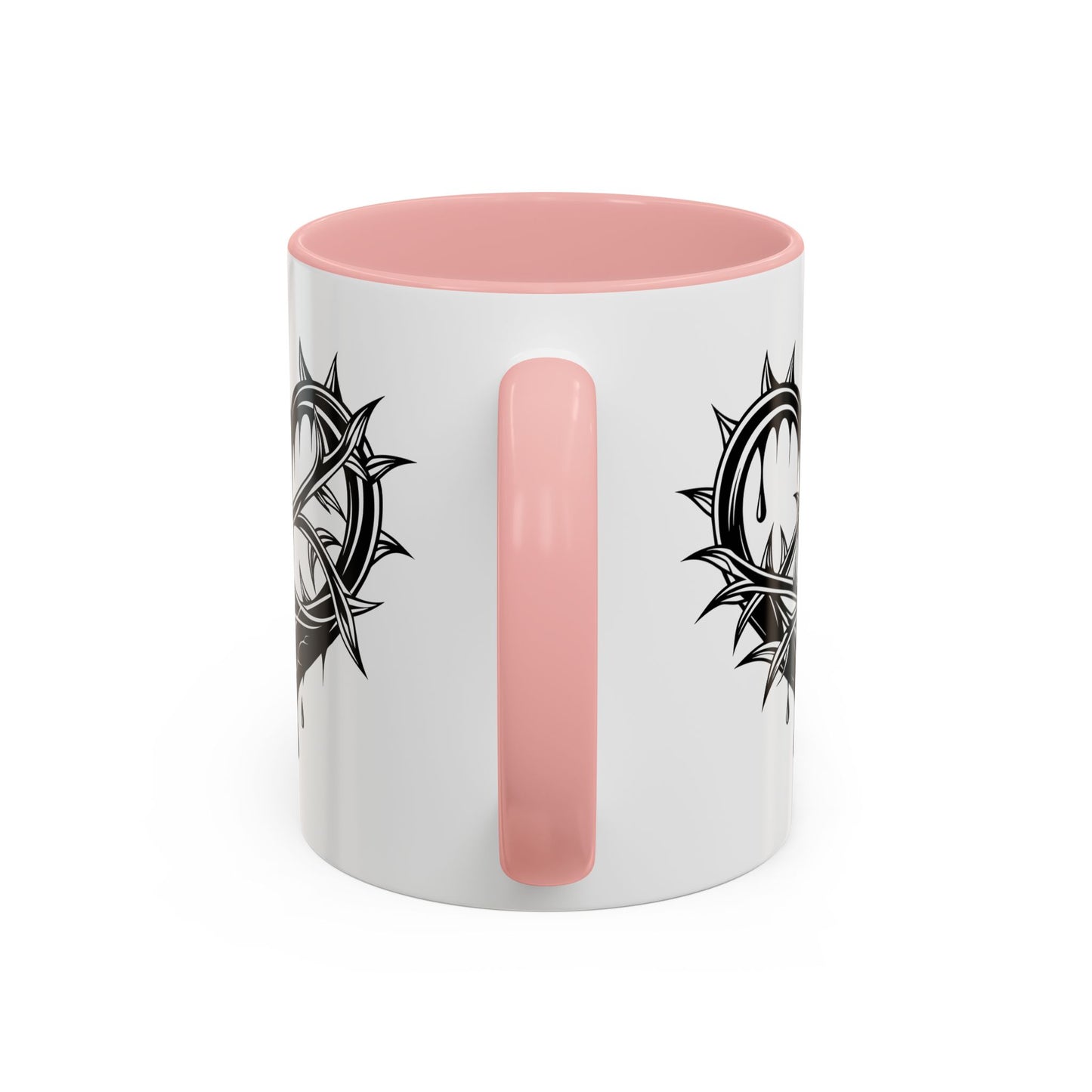 Gothic Heart Mug, Unique Art Coffee Cup for Gifting, Gothic Home Decor, Perfect for Friends, Gothic Style Drinkware