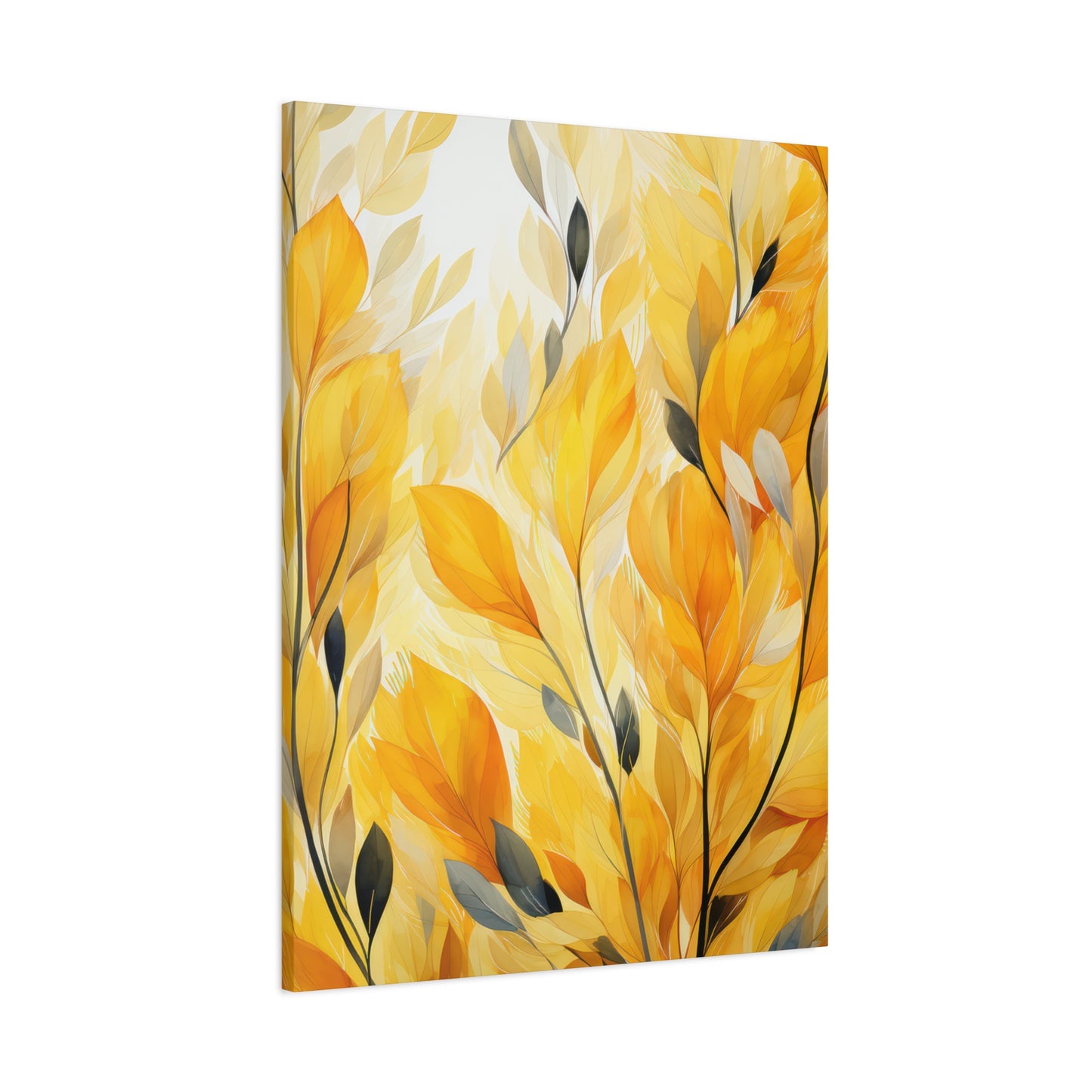 Gorgeous Yellow Matte Canvas Art Print, Stretched, 1.25"
