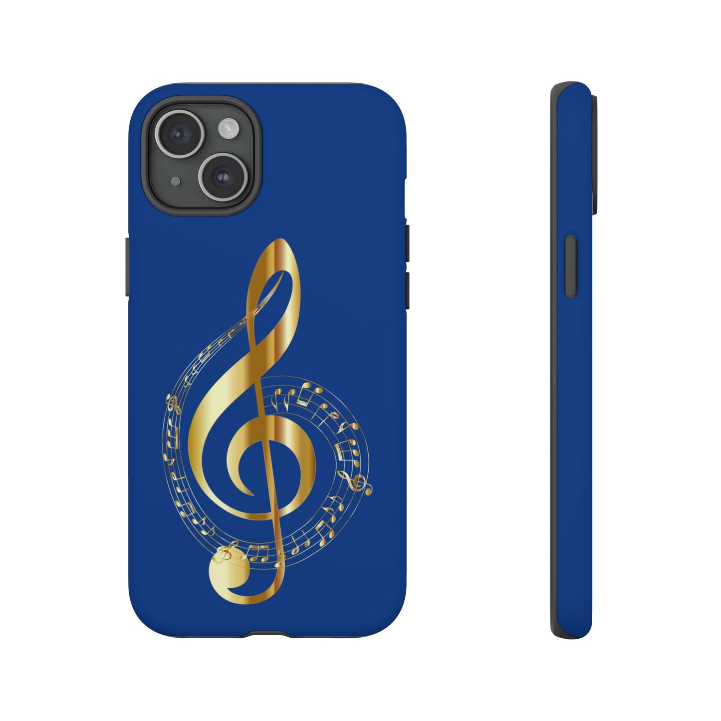 Tough Cases Blue and Gold Musical Note