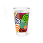 Colorful Mixing Glass, 16oz - Vibrant Drinkware for Parties, Home Bars, Events, Gift for Mixologists, Summer Celebrations