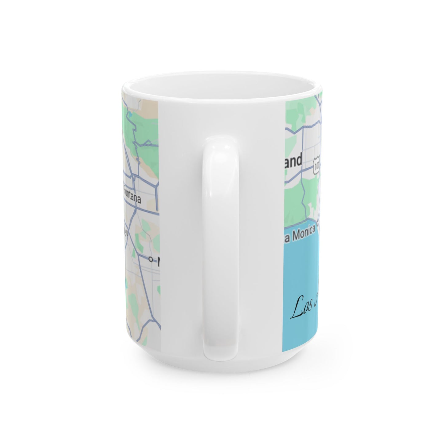 Personalized Los Angeles, CA Map Ceramic Mug | Custom Location Coffee Cup, Travel Keepsake, Gift for Her, Housewarming, Adventure Lover