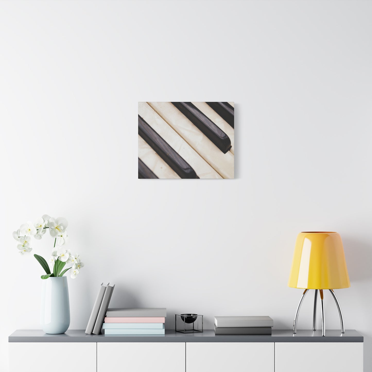 Piano Keys Canvas Wall Art, Music Decor for Home, Perfect Gift for Musicians or Music Lovers