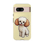 Cute Dog Phone Case, Pet Lover Gift, Custom Phone Cover, Cartoon Dog Case, Durable Phone Accessory