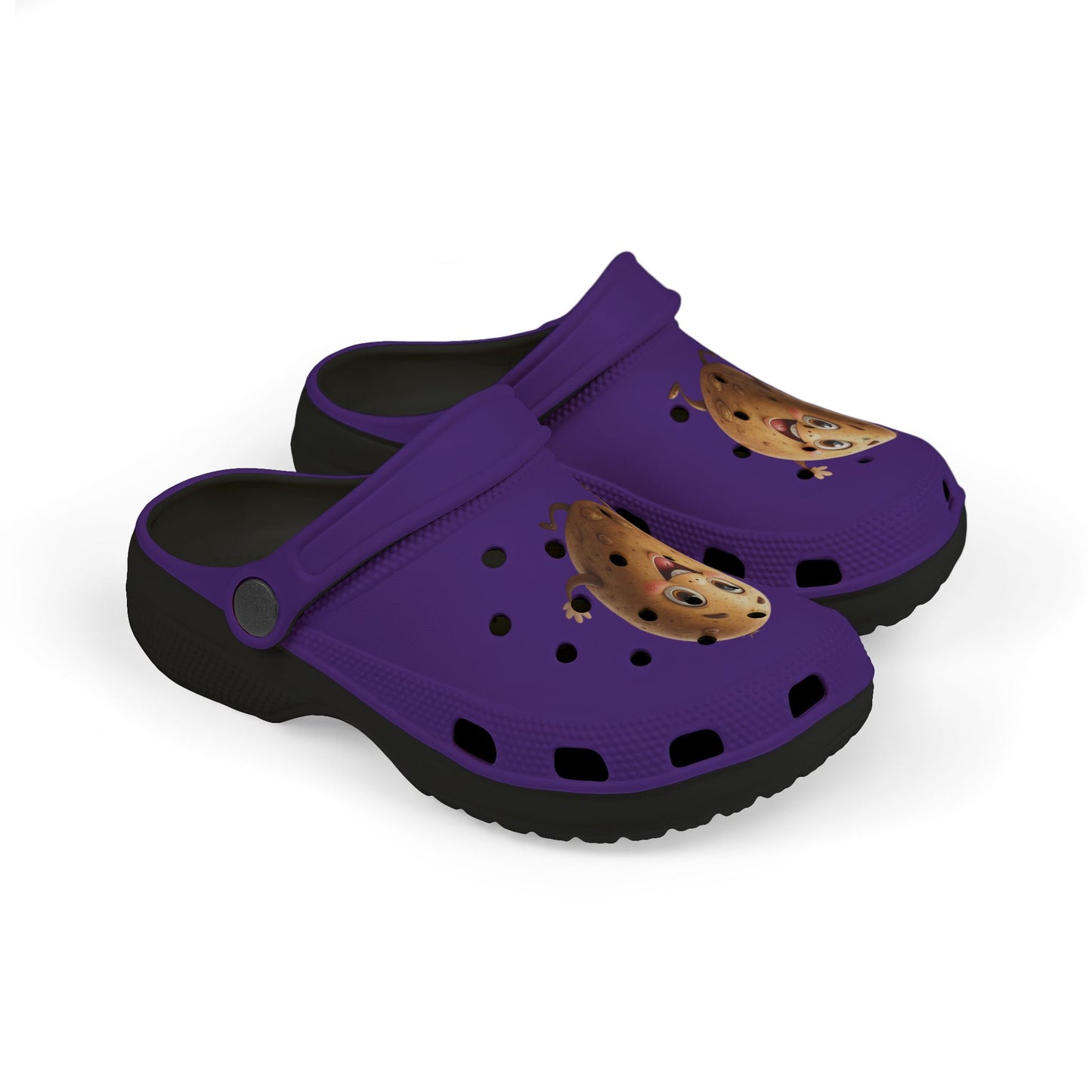 Cute Cookie Kids' Clogs, Fun EVA Foam Shoes, Playful Slip-On Footwear, Gift for Birthdays, Summer Play, Indoor/Outdoor Shoes
