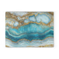 Elegant Agate Print Glass Cutting Board, Kitchen Decor