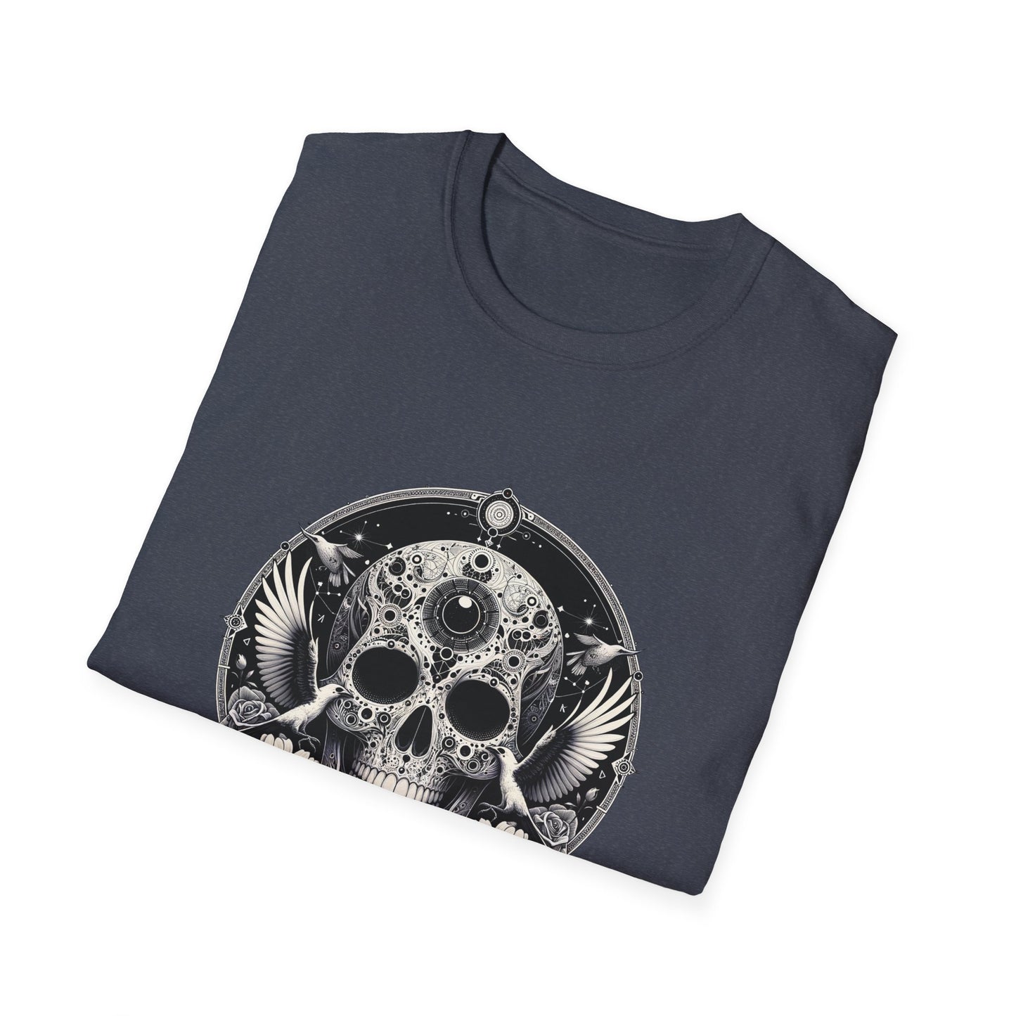 Day of the Dead Skull T-Shirt — Floral Calavera Graphic Tee