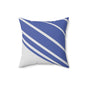 Stylish Blue Stripe Pillow, Modern Home Decor, Cozy Living Room, Decorative Cushion, Gift for Housewarming, Summer Vibes