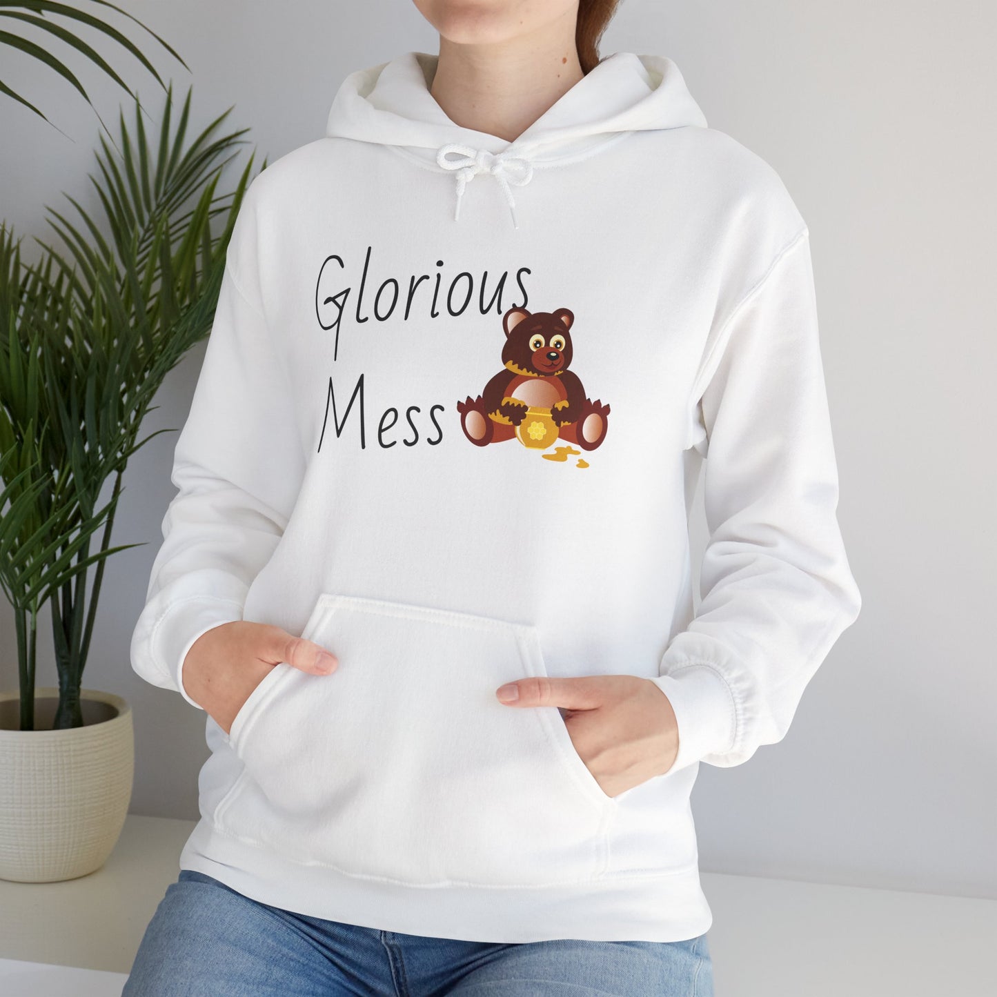 Glorious Mess Hoodie | Cute Bear Sweatshirt | Cozy Unisex Pullover for All Seasons | Perfect Gift for Friends & Birthdays | Funny [...]
