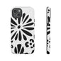 Stylish Phone Case with Floral Design, Tough Phone Cover for Her, Trendy Black and White Cell Phone Case, Unique Gift for Birthdays [...]