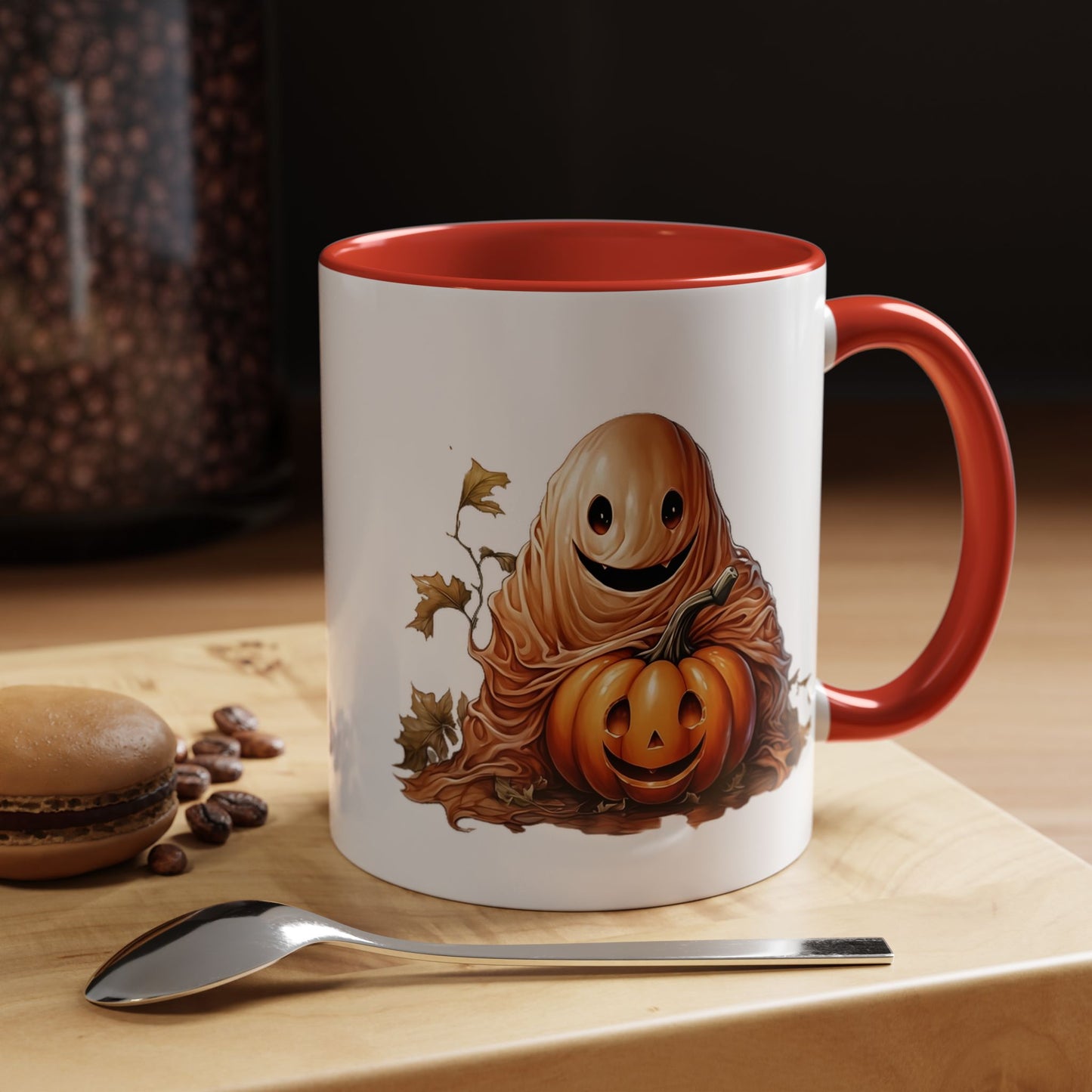 Whimsical Halloween Coffee Mug | Pumpkin-Inspired Drinkware, Cute Fall Decor, Gift for Pumpkin Lovers, Cozy Autumn Vibe