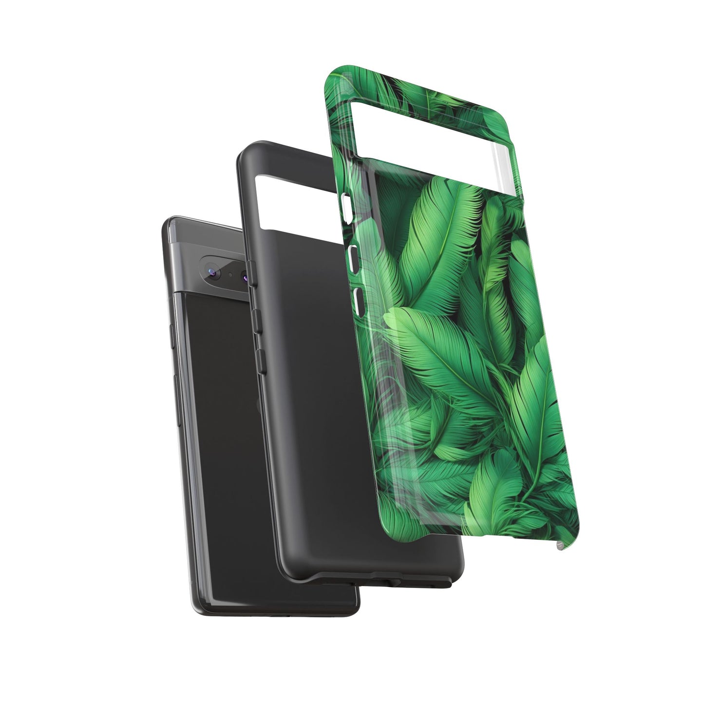 Tough Cases - Tropical Leaf Phone Case, Nature-inspired, Phone Accessory, Gift for Her, Jungle Theme, Eco-Friendly