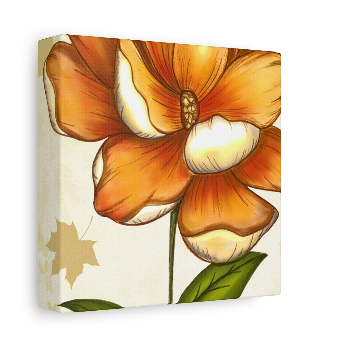 Copy of Matte Canvas, Stretched, 1.25" Tulips Pink and Purple Flowers