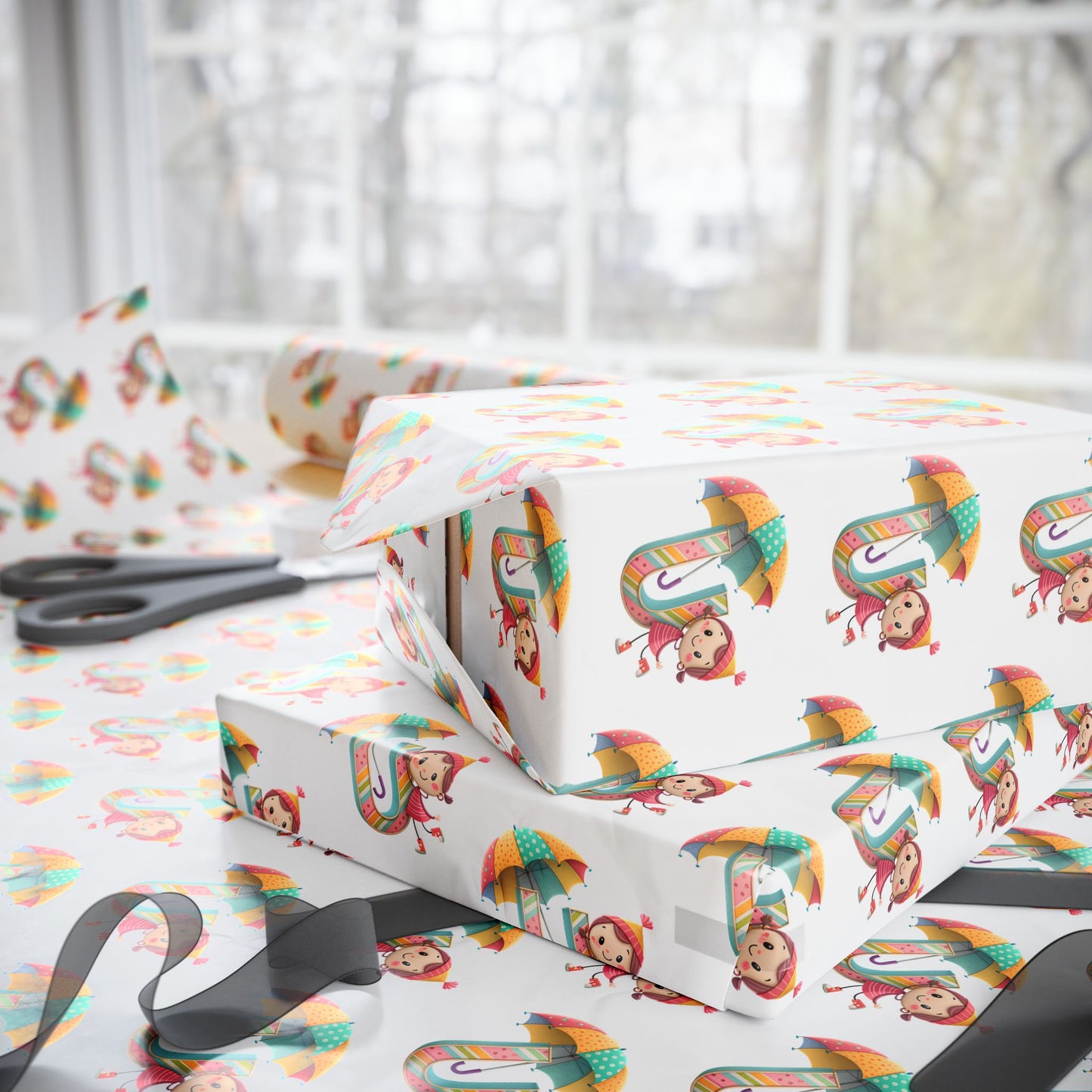 Festive Wrapping Paper for All Occasions, Colorful Gift Wrap, Holiday Gift Wrapping, Unique Paper for Birthdays, Baby Showers, and [...]