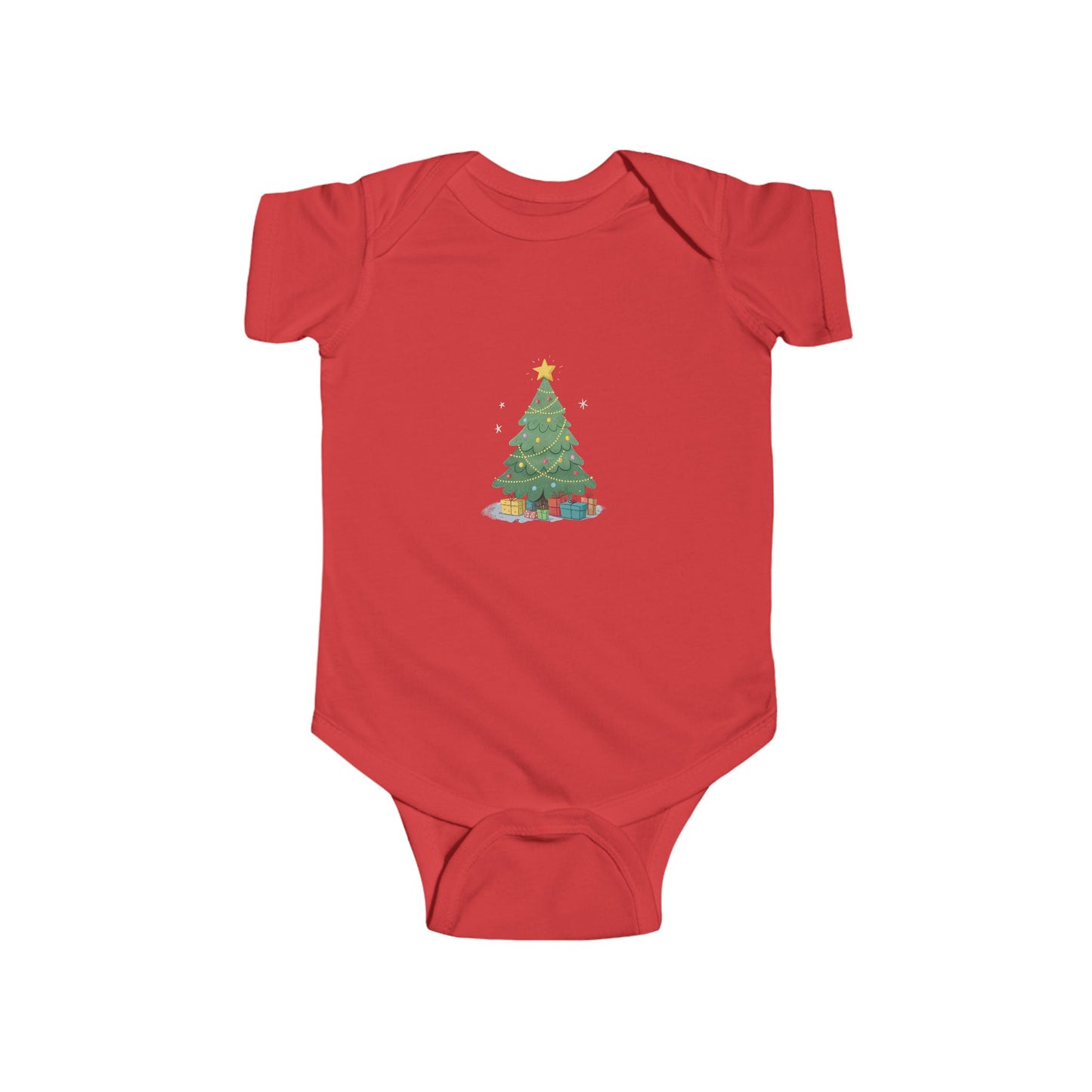 Christmas Tree Infant Bodysuit, Baby Holiday Outfit, Cute Gifts for Newborns, Xmas Baby Clothes, Unique Baby Shower Present