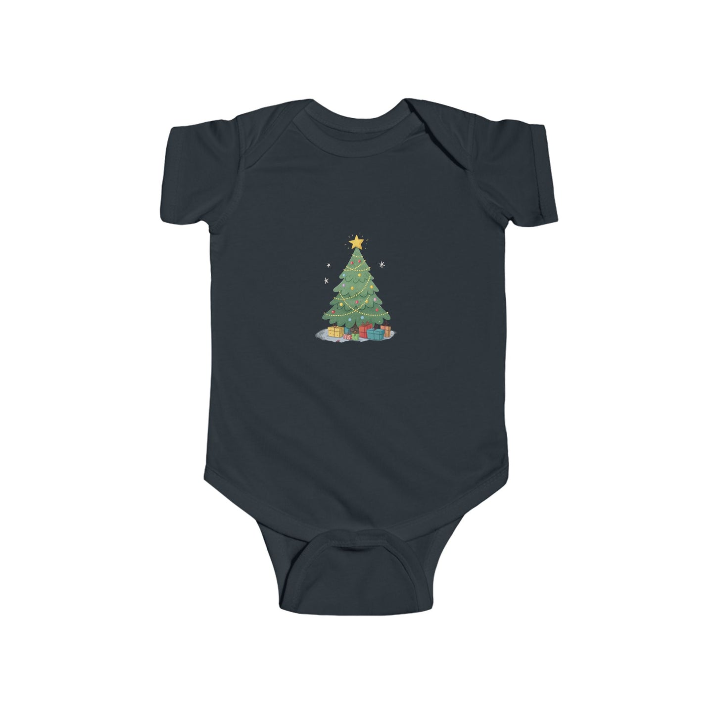Christmas Tree Infant Bodysuit, Baby Holiday Outfit, Cute Gifts for Newborns, Xmas Baby Clothes, Unique Baby Shower Present