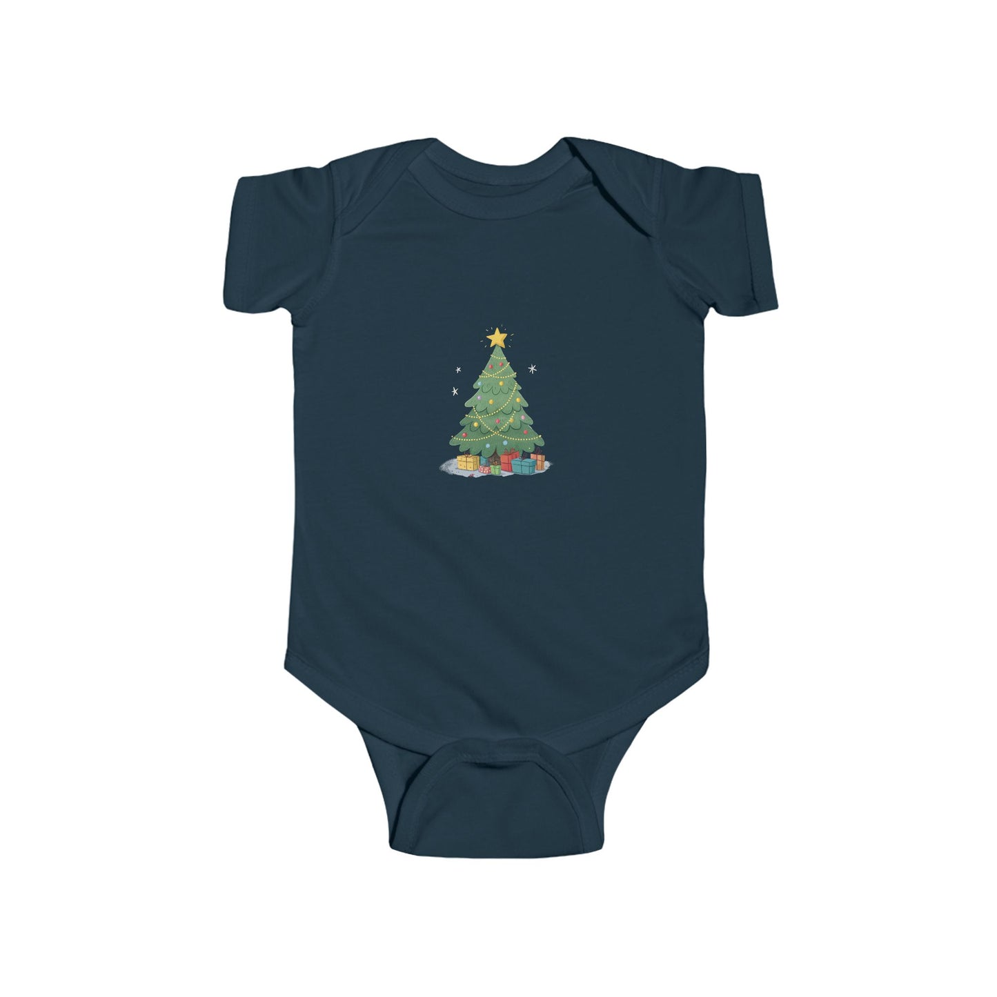 Christmas Tree Infant Bodysuit, Baby Holiday Outfit, Cute Gifts for Newborns, Xmas Baby Clothes, Unique Baby Shower Present