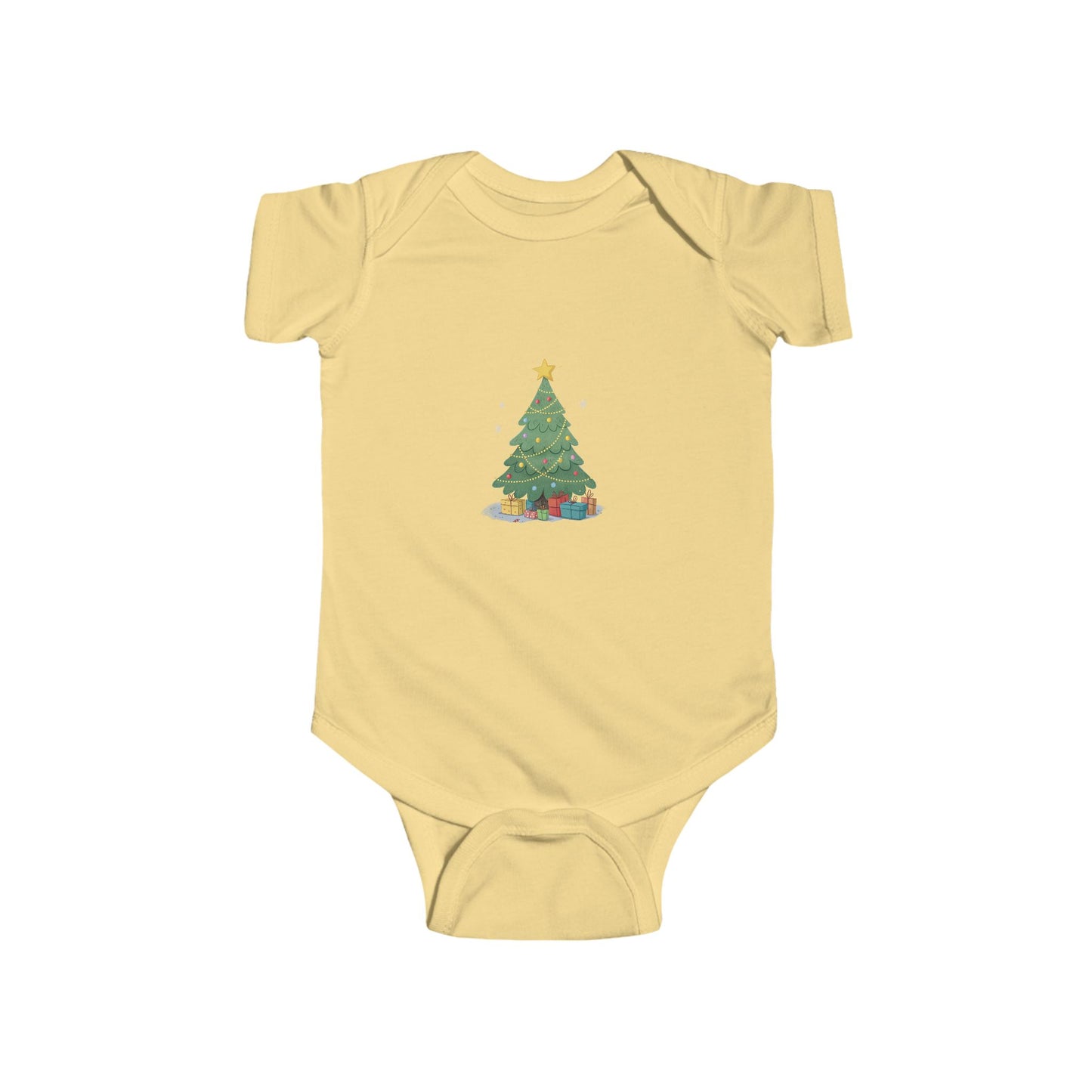 Christmas Tree Infant Bodysuit, Baby Holiday Outfit, Cute Gifts for Newborns, Xmas Baby Clothes, Unique Baby Shower Present