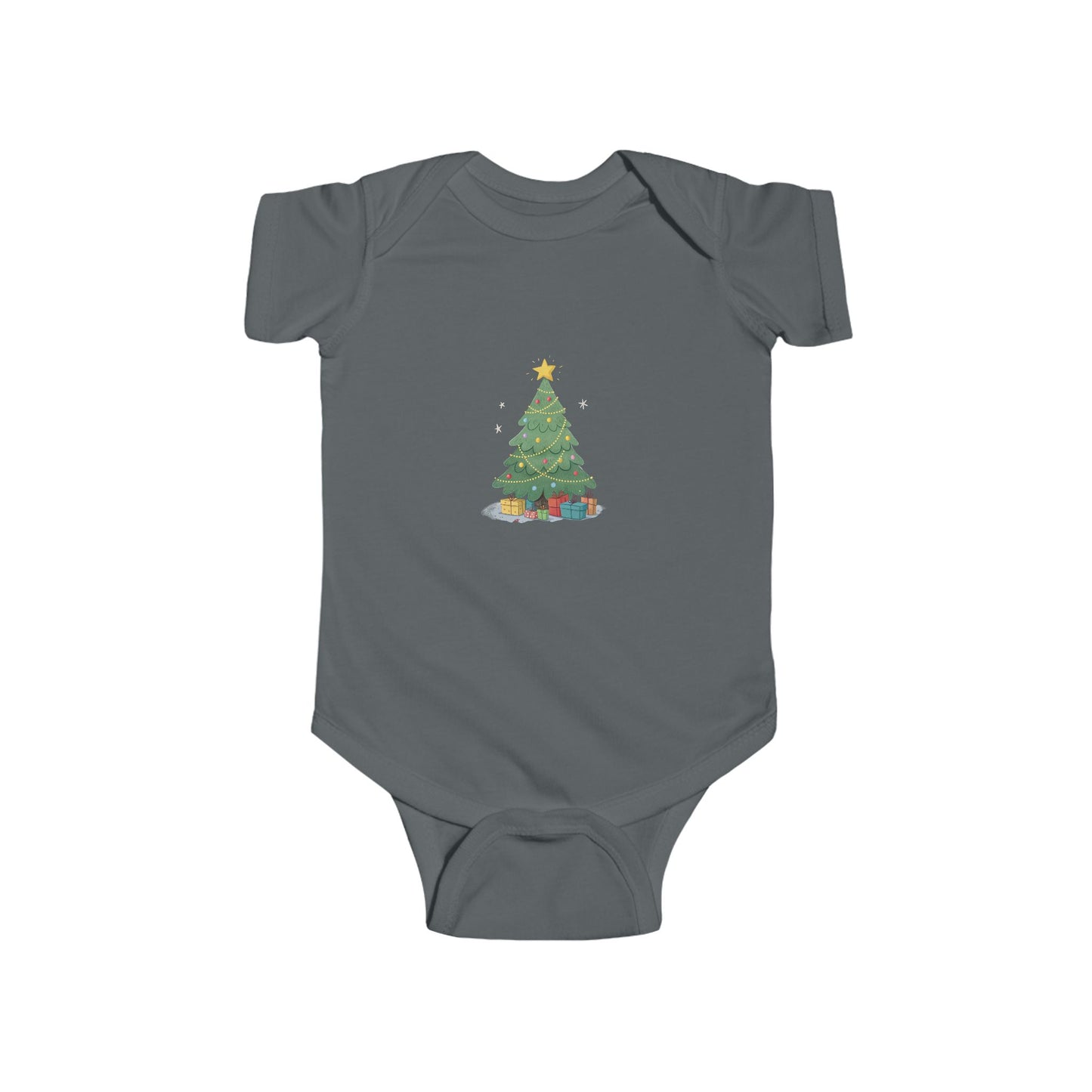 Christmas Tree Infant Bodysuit, Baby Holiday Outfit, Cute Gifts for Newborns, Xmas Baby Clothes, Unique Baby Shower Present