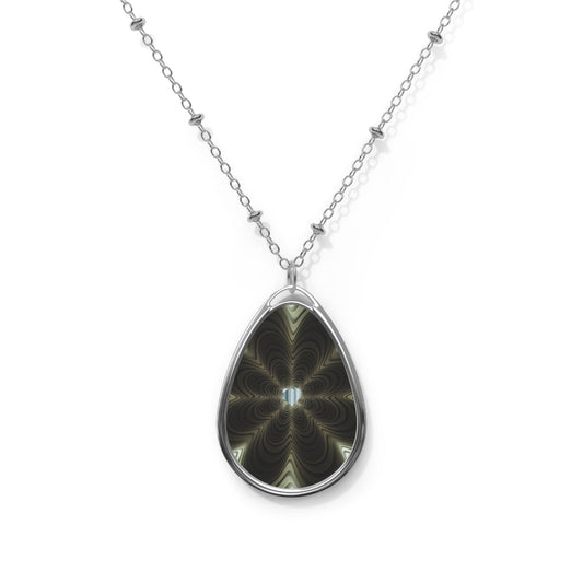 Elegant Oval Necklace for Modern Women