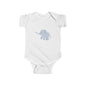 Cute Elephant Infant Bodysuit, Baby Shower Gift, Newborn Outfit, Toddler Clothing, Unisex Baby Wear