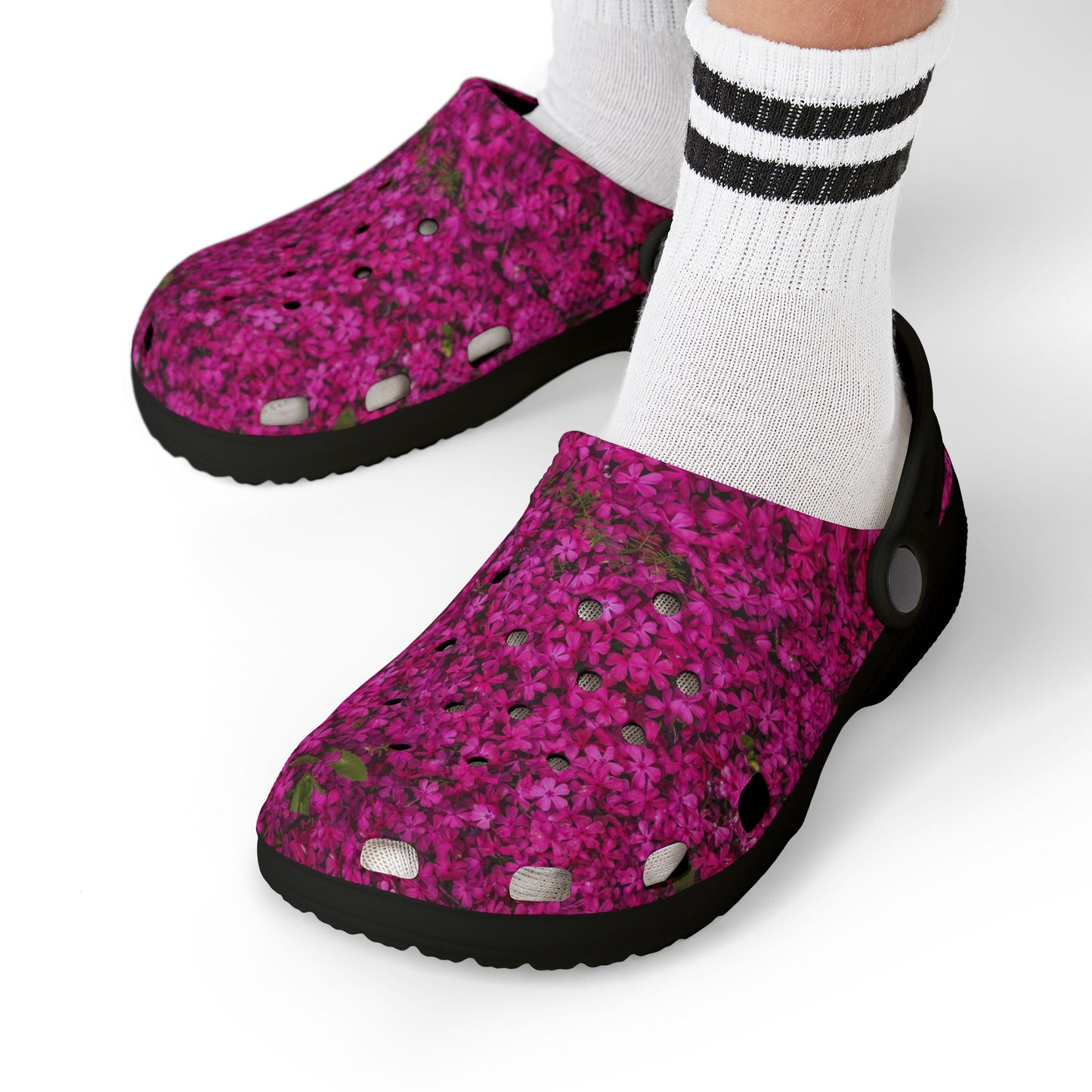 Kid's EVA Foam Clogs - Colorful Floral Slip-On Shoes, Summer Footwear, Playtime Accessories, Stylish Garden Clogs, Fun Beach Sandals