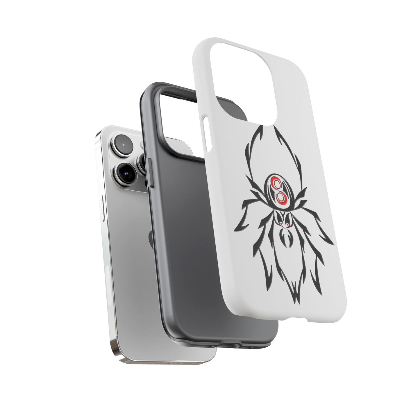 Spider Phone Case, Tough Cases, Stylish Accessory, Gift for Teens, Unique Design, Halloween Decor
