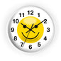 Cheerful Smiley Wall Clock, Positive Vibe Home Decor, Gift for Kids Rooms, Office Decor, Fun Timekeeper