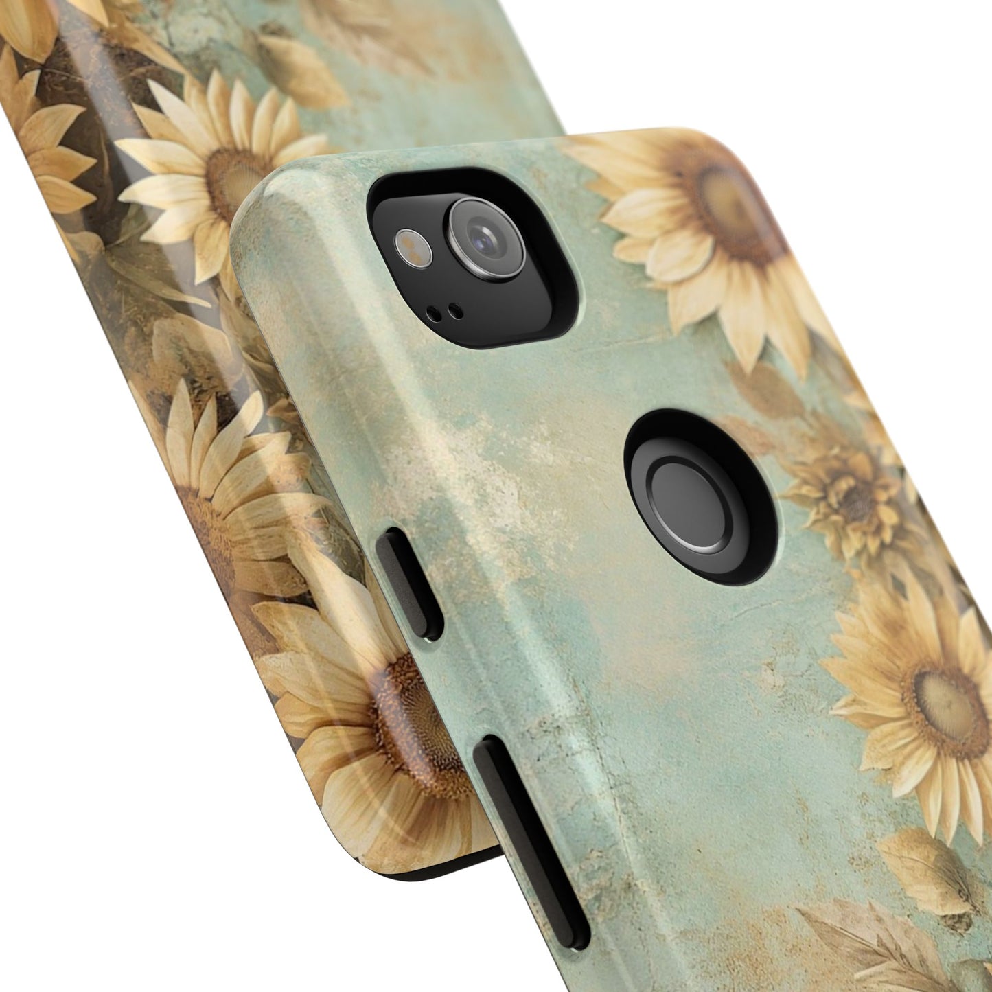 Sunflower Phone Case, Tough Shell Floral Cover, Nature Inspired Gift, Durable Protective Case, Perfect for Spring and Summer