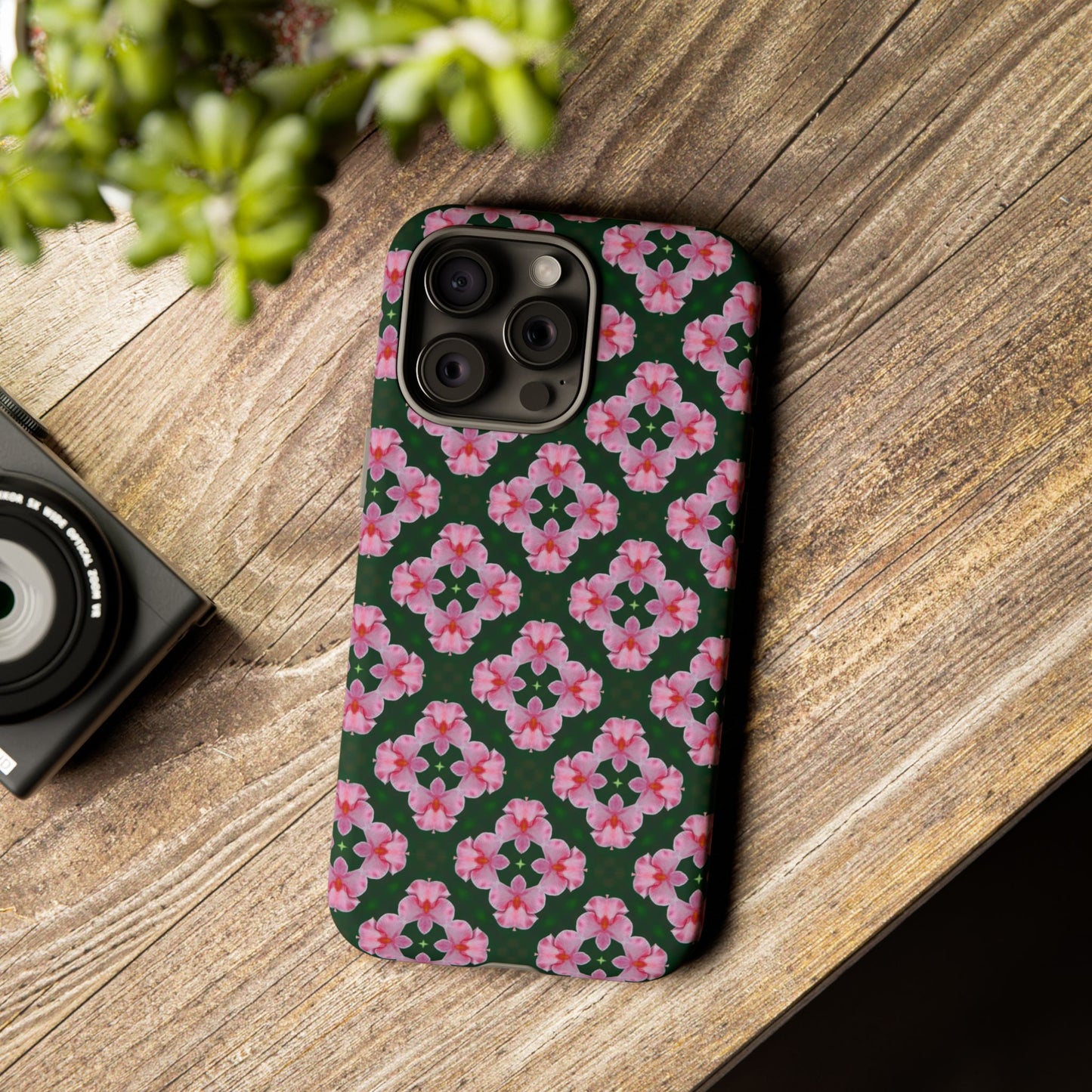 Tough Cases - Floral Phone Case, Stylish Protective Cover for Women, Gift Idea for Birthdays, Unique Floral Design, Trendy Tech Accessory