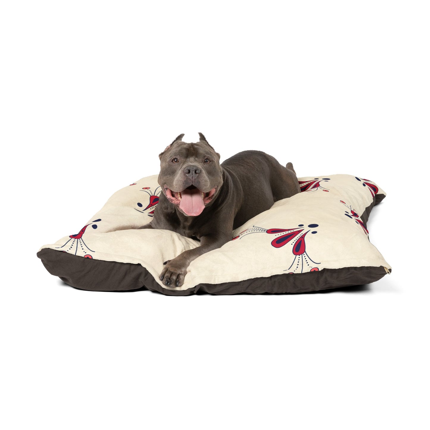 Cozy Floral Pet Bed, Stylish Dog Bed, Cat Bed, Soft Pet Cushion, Decorative Pet Decor