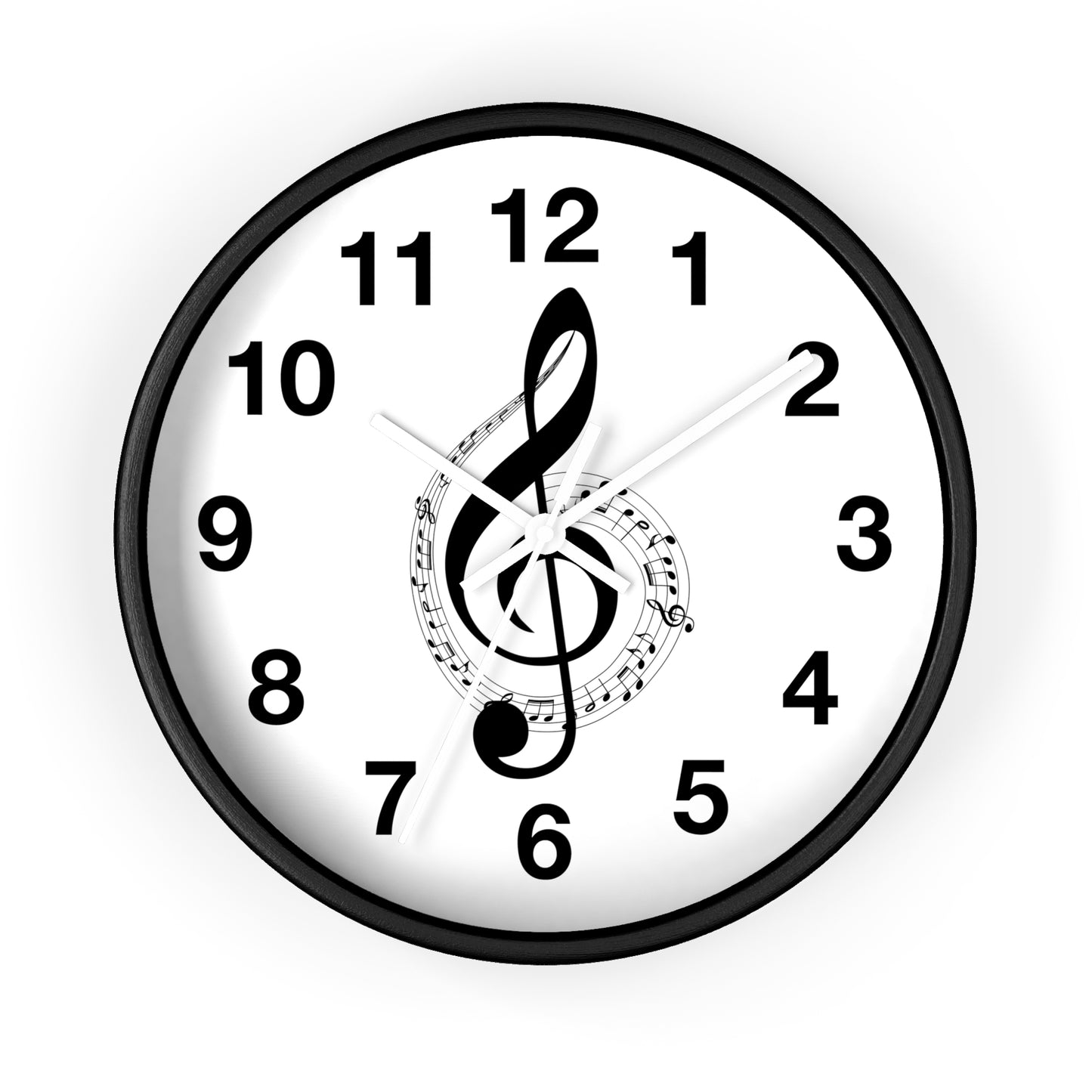 Musical Notes Wall Clock - Perfect for Music Lovers, Home Decor