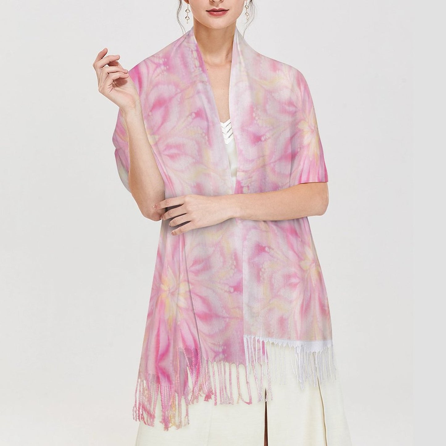 Cashmere-like Tassel Scarf