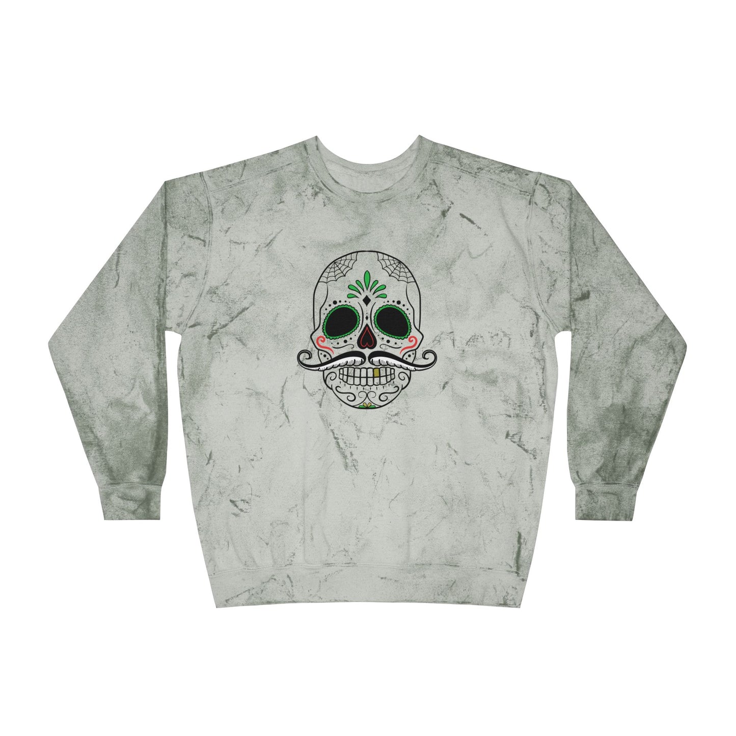 Sugar Skull Crewneck Sweatshirt, Day of the Dead Apparel