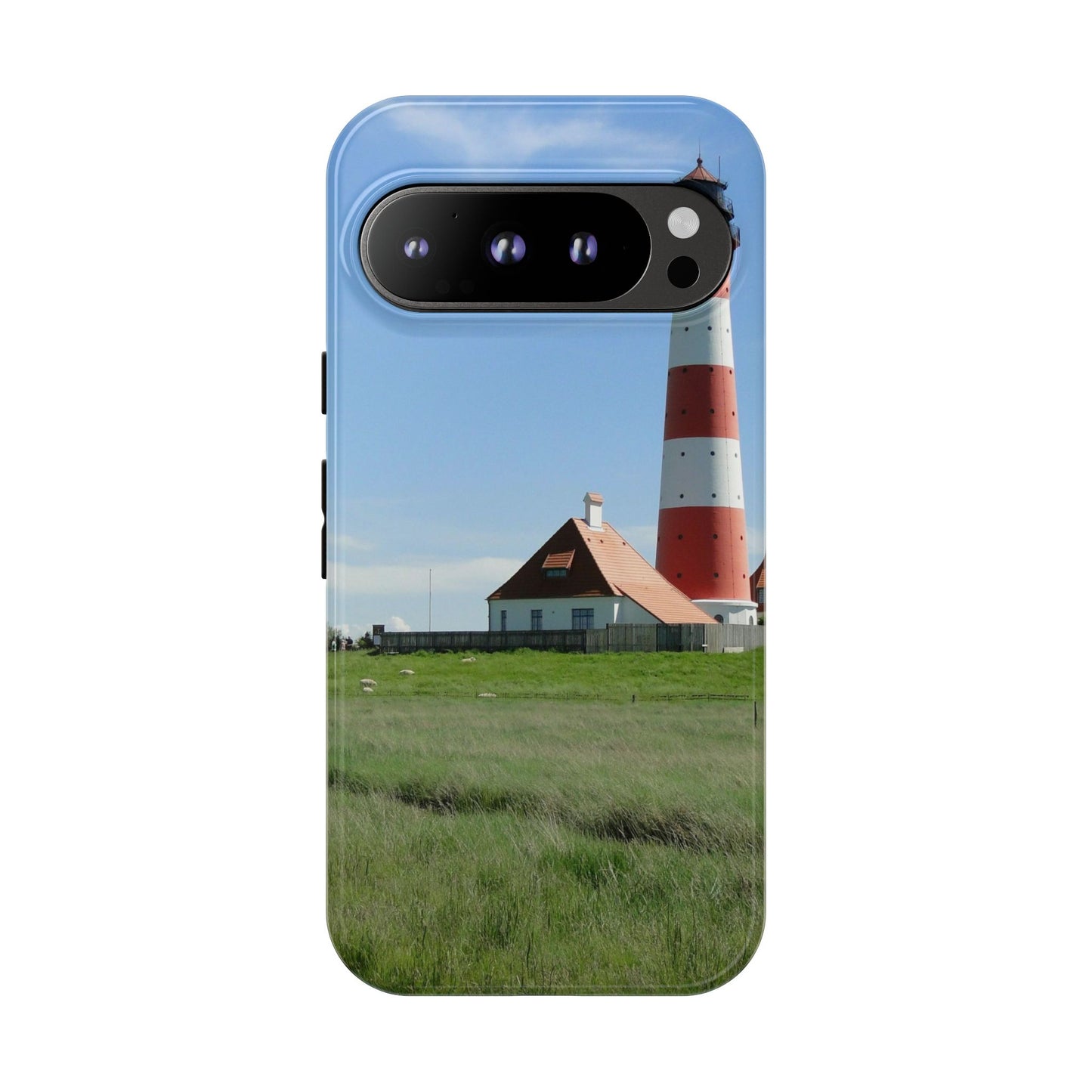 Lighthouse Phone Case - Coastal Vibes, Nautical Gift, Ocean Lover Accessory, Beach Aesthetic, Customizable Design