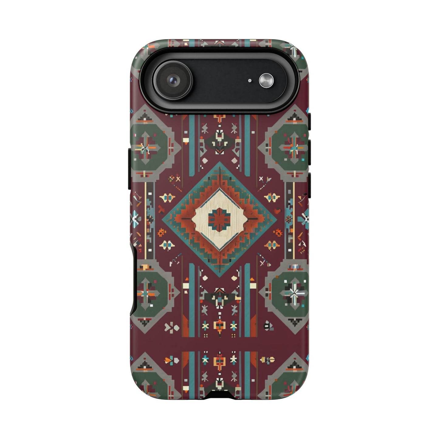 Tribal Pattern Phone Case - Boho Chic, Tough Durable Cover, Stylish Tech Accessory, Gift for Him/Her, Festival Essentials