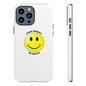 Happy Face Phone Case, Tough Cases, Don’t Worry, Be Happy, Cute Gift for Friends, Positive Vibes, Fun Mobile Accessories