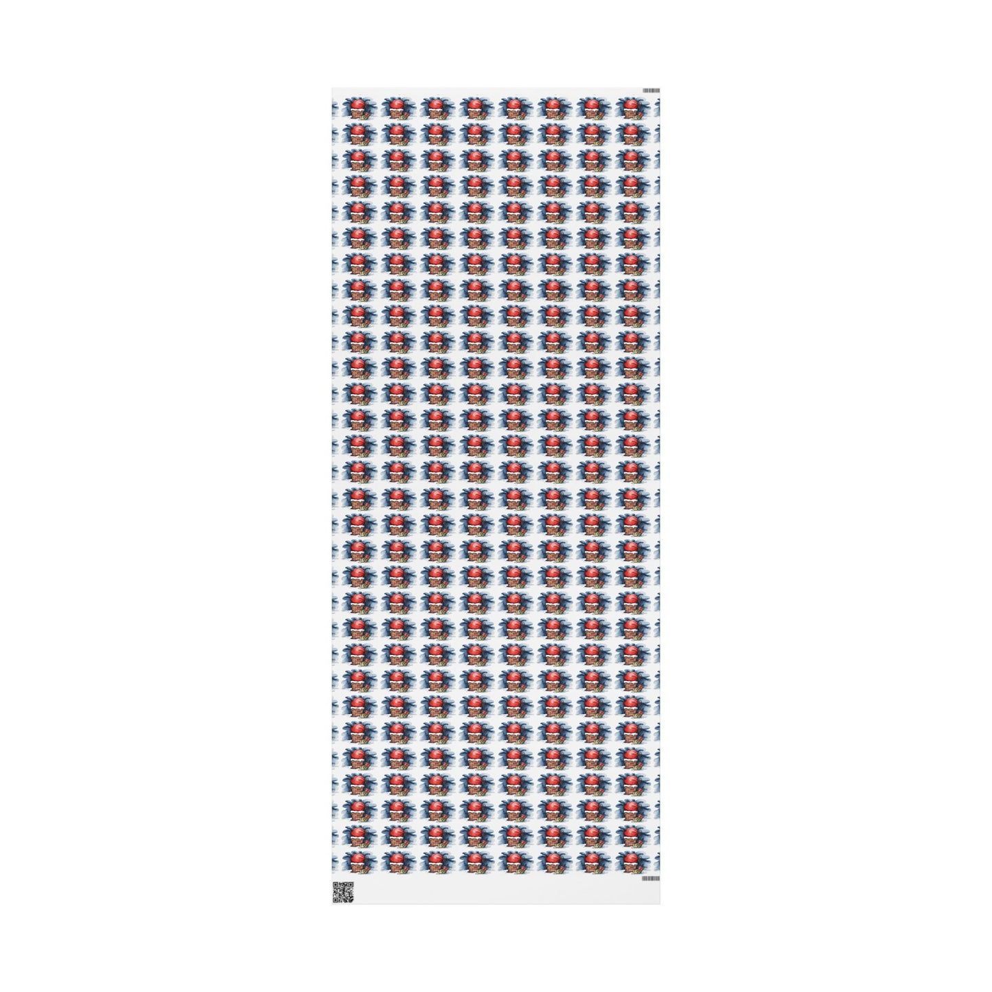 Wrapping Paper - Cute Cartoon Heart and Gift Pattern, Valentine’s Day & Birthday Gift Wrap