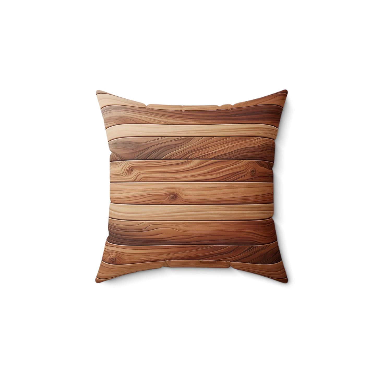 Rustic Wood Pattern Pillow - Cozy Home Decor, Boho Cushion, Farmhouse Style, Gift for Nature Lovers, Living Room Accent