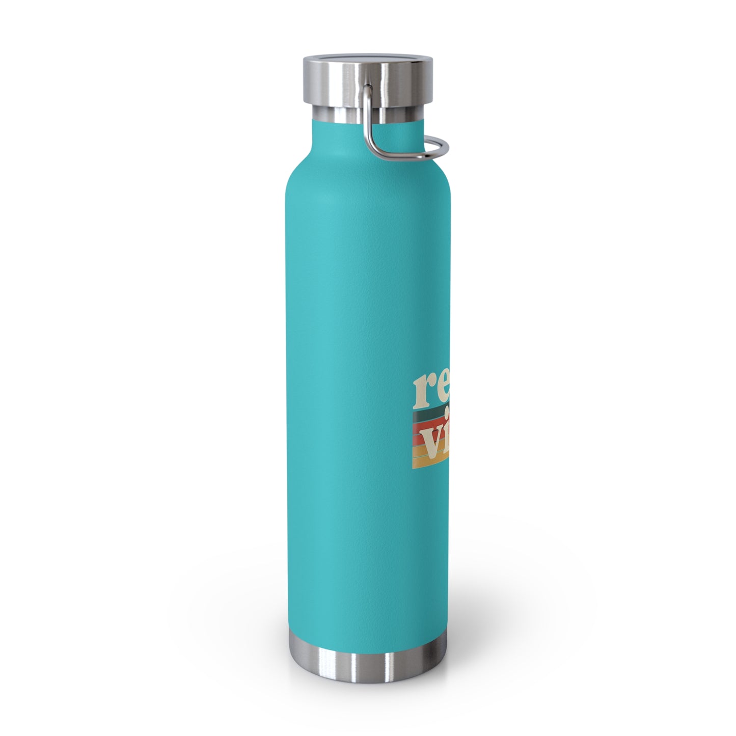 Retro Vibes Insulated Water Bottle, 22oz - Trendy Travel Flask, Stylish Hydration Gift for Fitness Lovers, Eco-Friendly Beverage Container