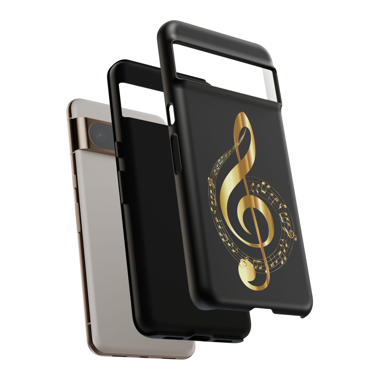 Tough Cases black gold musical Note