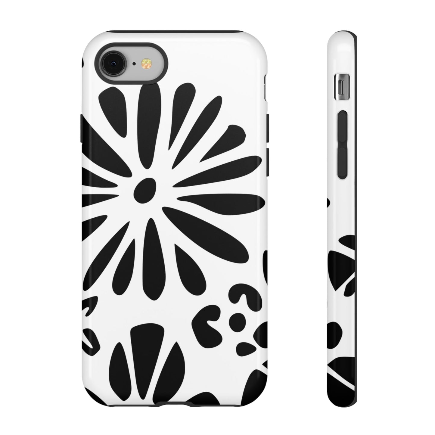 Stylish Phone Case with Floral Design, Tough Phone Cover for Her, Trendy Black and White Cell Phone Case, Unique Gift for Birthdays [...]