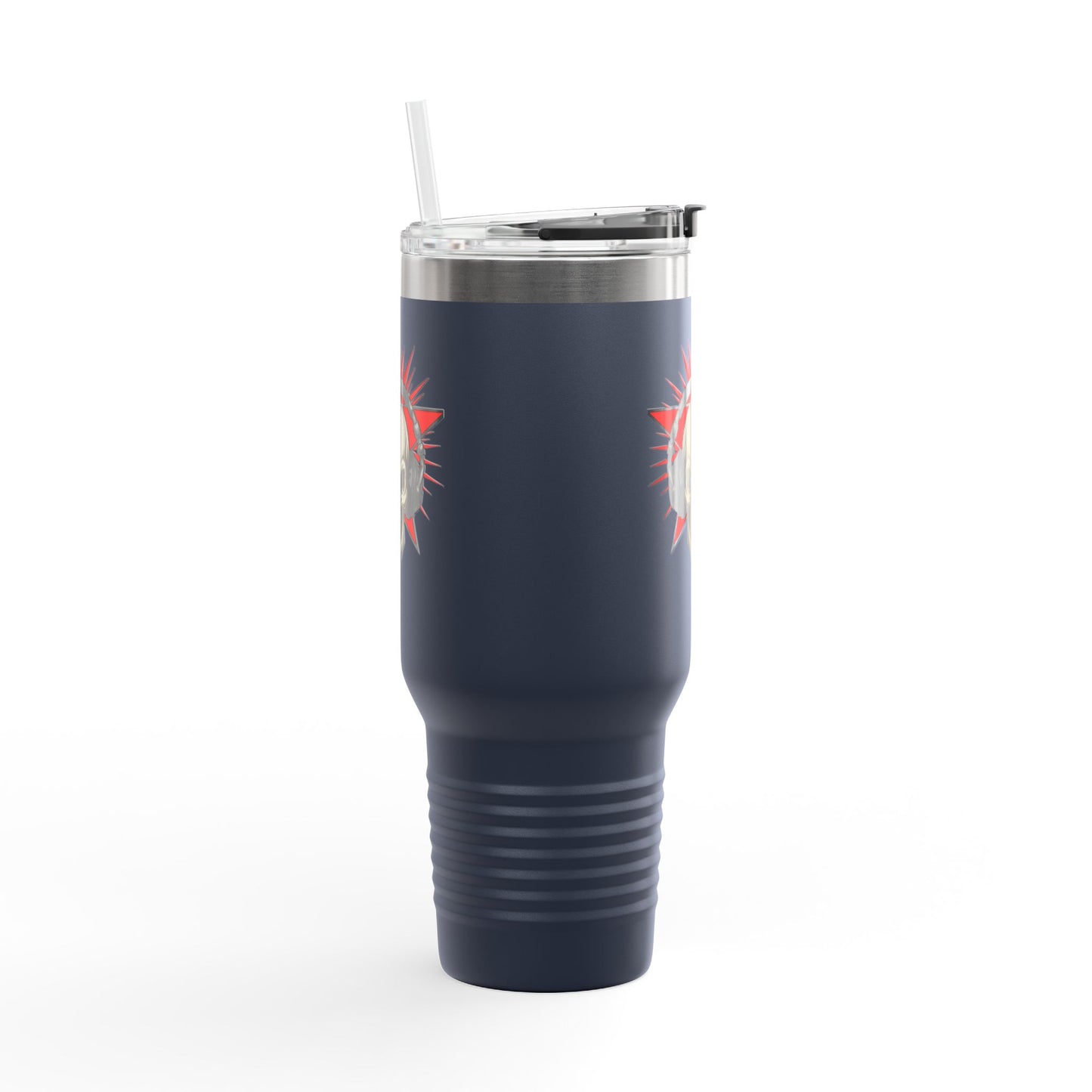 Skull and Stars Insulated Travel Mug - 40oz | Perfect for Road Trips, Gifts for Music Lovers, Outdoor Adventures, and Coffee Enthusiasts