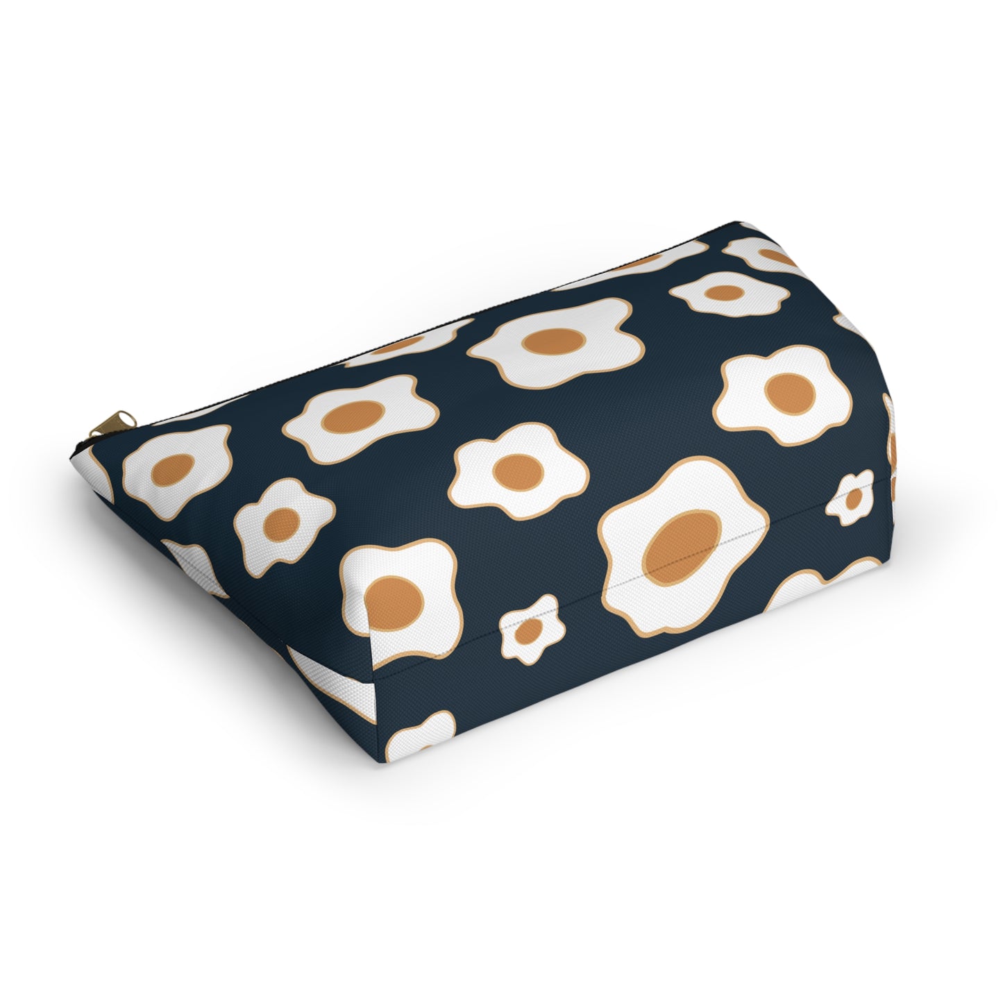 Egg Pattern Accessory Pouch | Cute Makeup Bag, Travel Organizer, Gift for Her, Egg Lover, Fun Pouch, Floral Cosmetic Bag