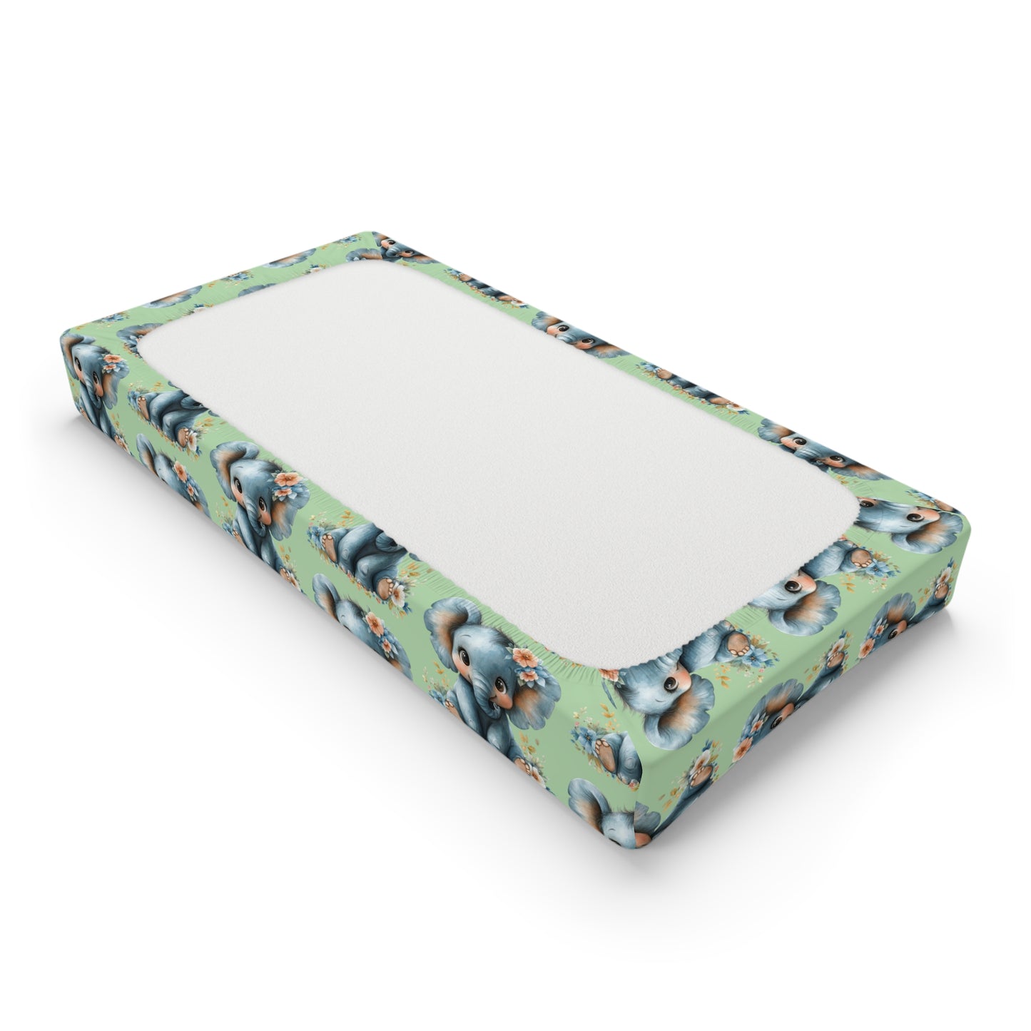 Cute Bunny Baby Changing Pad Cover | Nursery Decor, Gift for New Parents, Baby Shower Gift, Soft Bedding, Animal Print