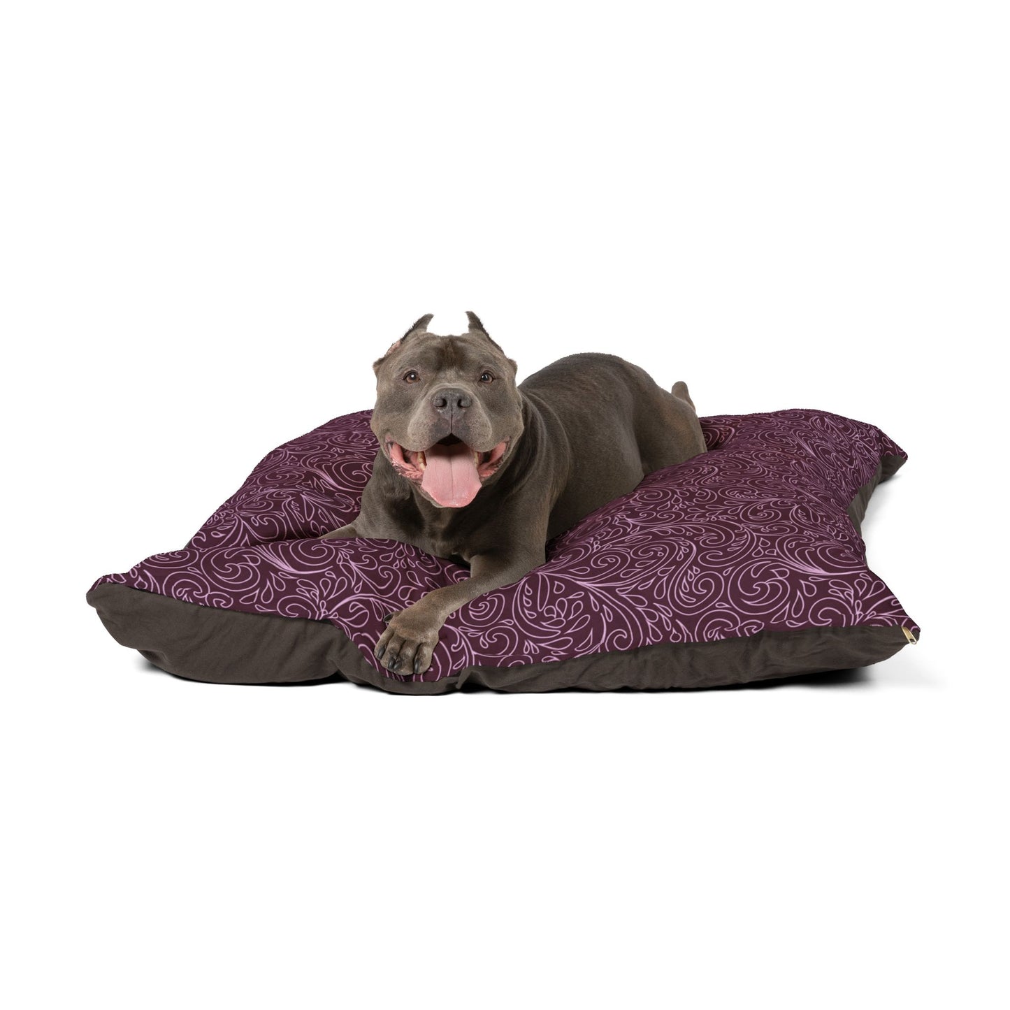 Luxurious Pet Bed with Swirly Design, Cozy Pet Bed, Dog Bed, Cat Bed, Plush Pet Cushion, Stylish Pet Decor