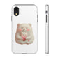 Cute Bear Phone Case, Tough Cases, Animal Lover Gift, Kids Accessories, Mother’s Day, Heartwarming Design