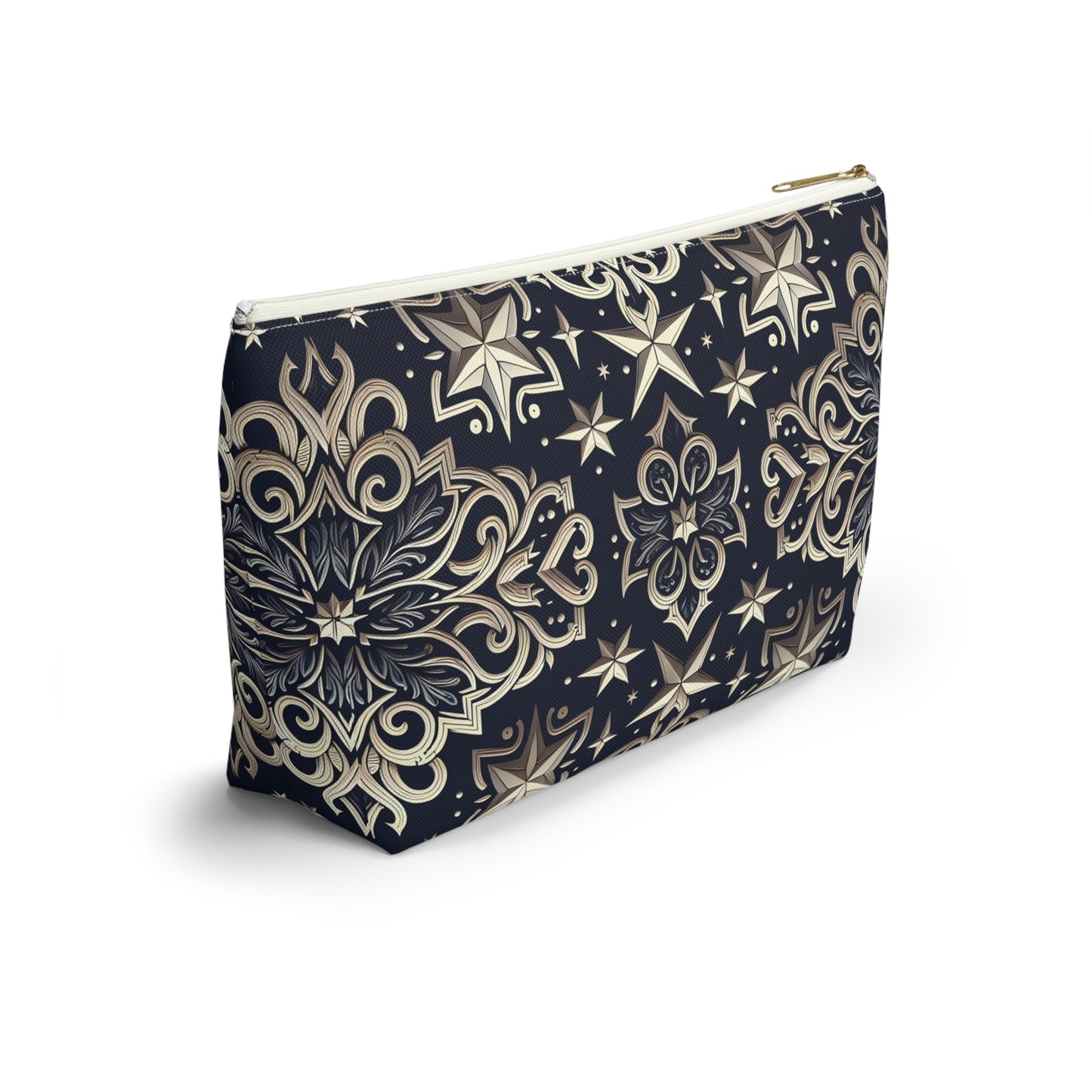 Elegant Starry Pattern Accessory Pouch | Makeup Bag, Travel Organizer, Gift for Her, Stylish Storage, Cosmetology Essentials