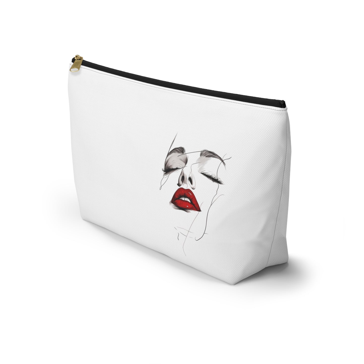 Elegant Makeup Accessory Pouch, Beauty Organizer Pouch, Cosmetic Bag, Gift for Her, Stylish Travel Pouch, Fashionable Storage