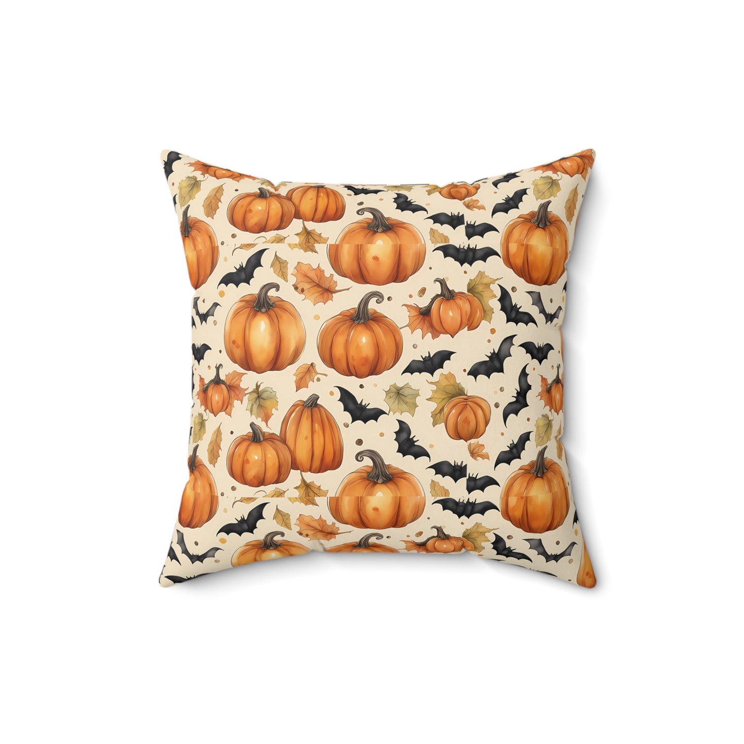 Halloween Pumpkin Bat Pillow, Decorative Throw Cushion for Fall Decor, Autumn Home Accents, Cozy Halloween Decor, Spooky Season Gift